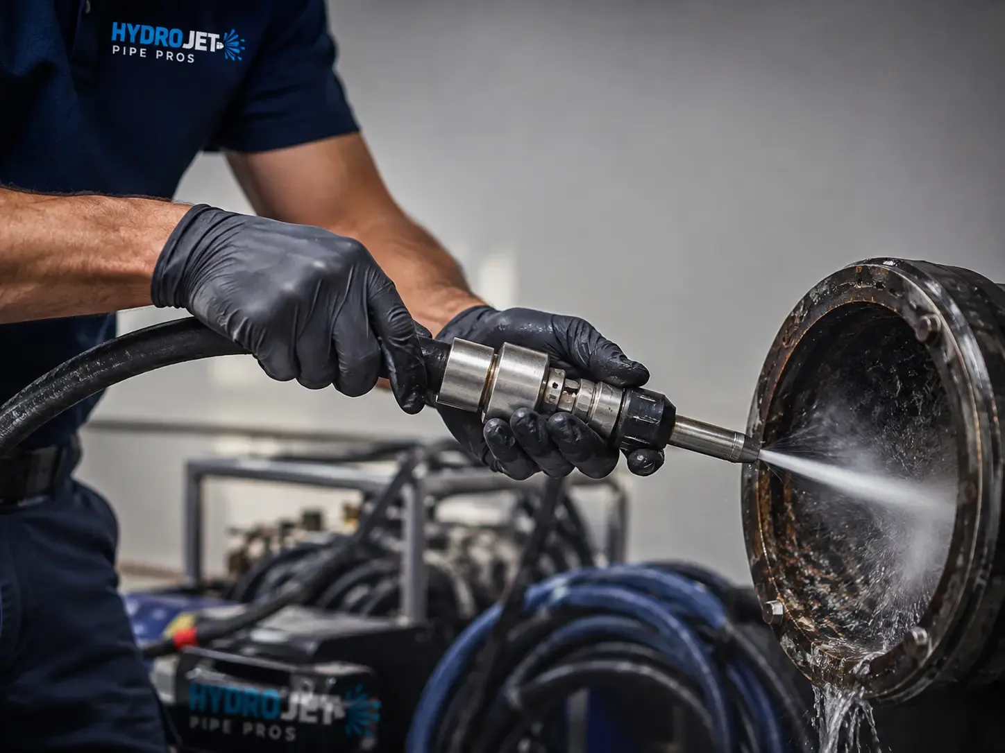 Hydro Jet Pipe Descaling in Model, CO